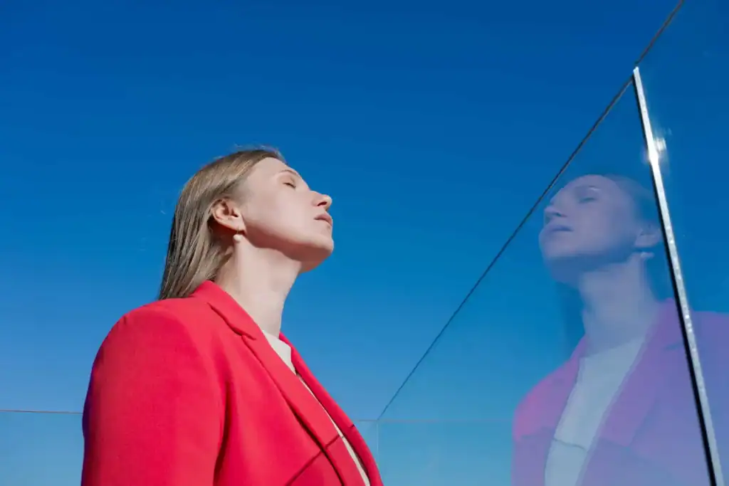 Melissa Hague advocating for sexual assault victims.